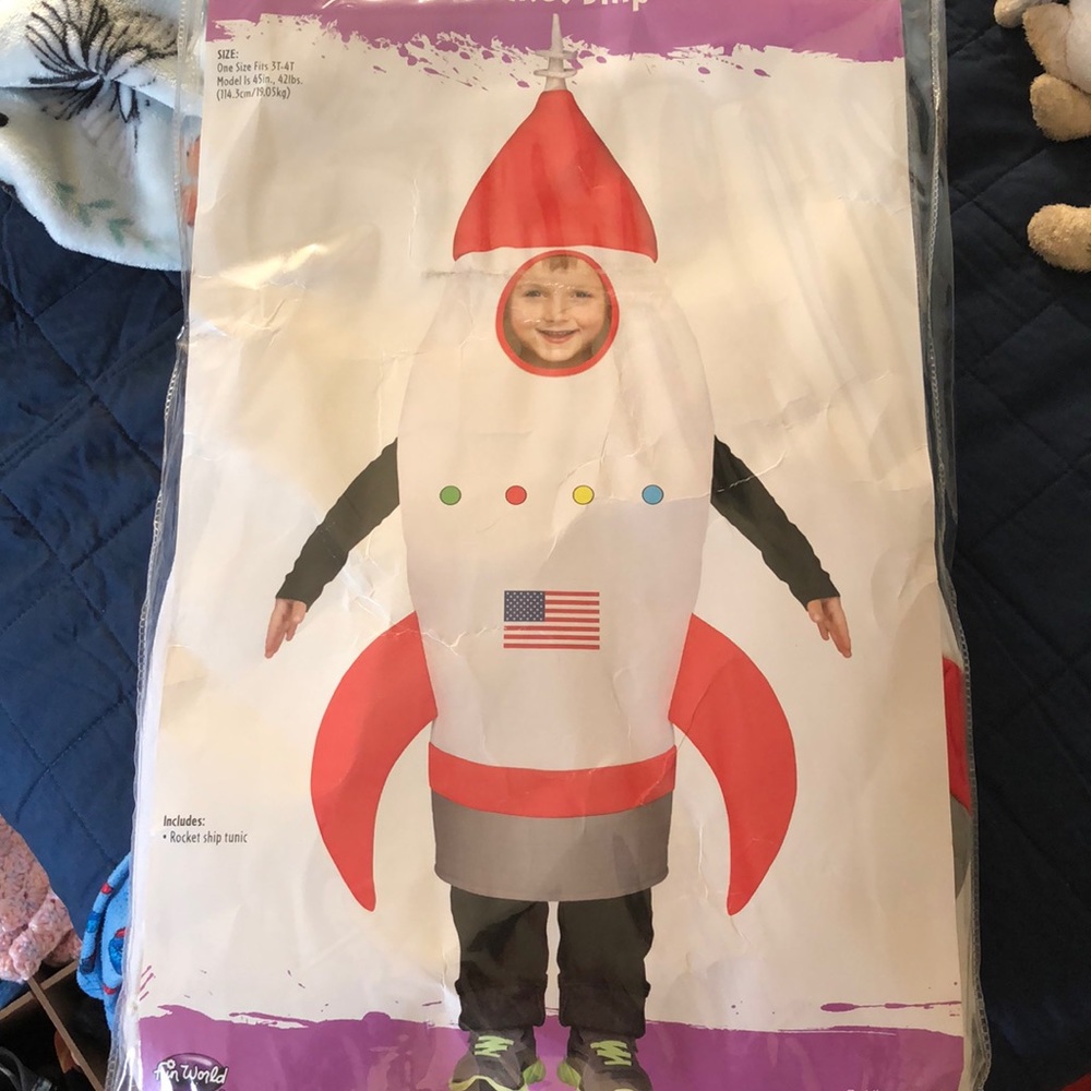 Toddler rocket ship costume 3T-4T